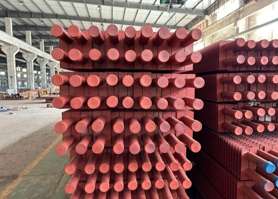Miedziana Stopnia Fin And Tube aluminiowe rury z płetwami 0,5-3 mm Głębokość płetwy