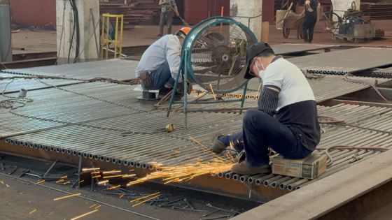 Energooszczędna membranowa ściana kotłowa, rury ogniowo-wodne i niestandardowa konstrukcja