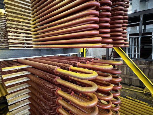 Akcesoria kotłowe Economizer z rurą stalową z rurą z płetwami